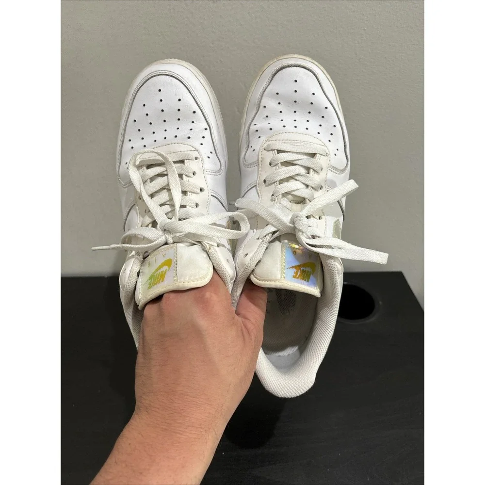 Nike Air Force 1 Low Iridescent Pixel White Multicolor CV1699-100 Men's Size 9